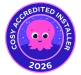 Cosy accredited installer 2026 badge
